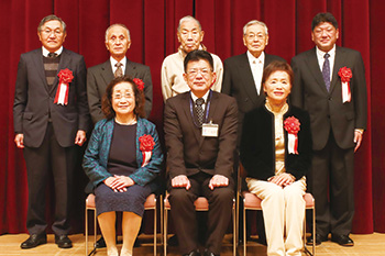 西区感謝状贈呈対象者集合写真