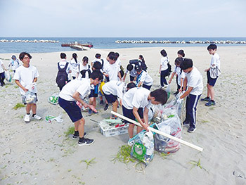 新潟市地域と学校パートナーシップ事業　五十嵐中学校