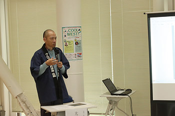 佐潟のはなし・共生のはなしの様子