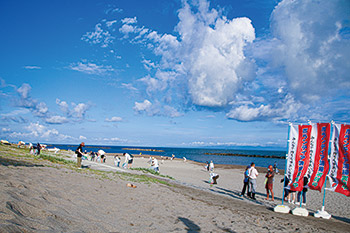 海岸清掃