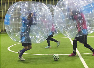 バブルサッカー体験会
