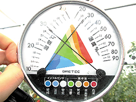 温湿度計の写真
