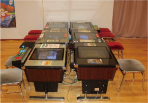 テーブル型ゲームの写真