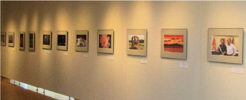 写真展示のようす