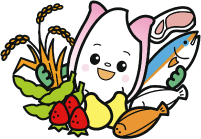 新潟市食育･花育推進キャラクター”まいかちゃん”のイラスト