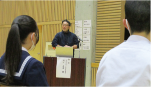 生き方講演会の様子