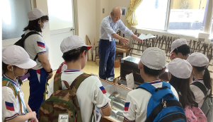 和納ふれあいウオークラリーの様子