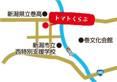 トマトくらぶの地図