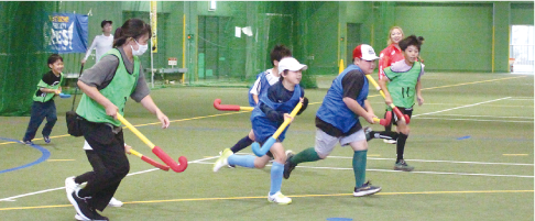 ホッケーイベントの様子