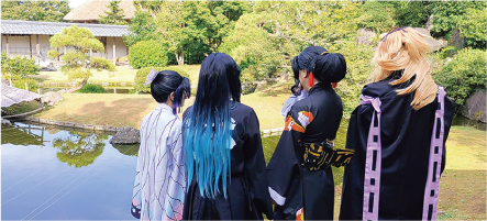 コスプレイベントの写真