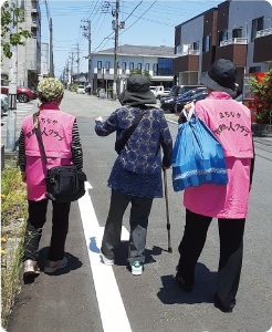 まちなか微助っ人クラブの活動の様子