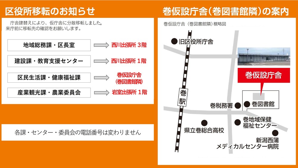 区役所移転のお知らせ