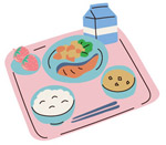 写真　給食イラスト