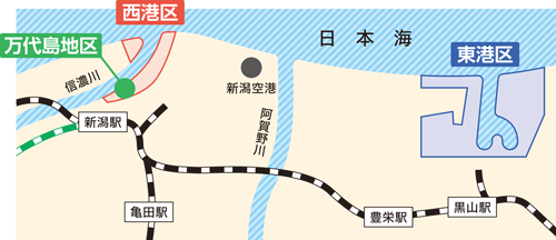 新潟港 マップ