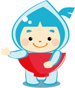 新潟市下水道キャラクター「水玉ぼうし」