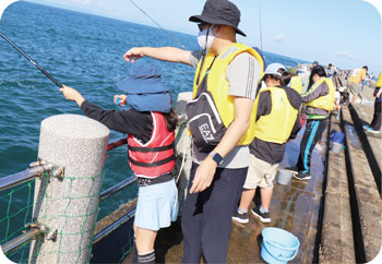 海釣り体験