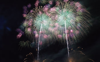 阿賀野川ござれや花火