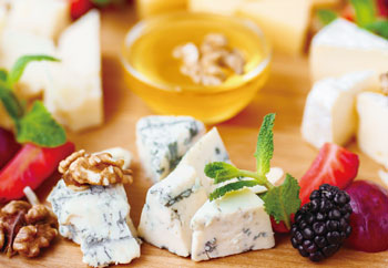 ブルーチーズの蜂蜜添え