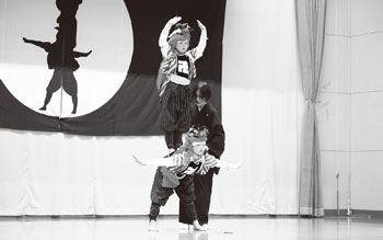 「角兵衛獅子の舞」囃子方体験会