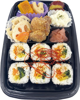 野菜が摂れるキンパ風弁当