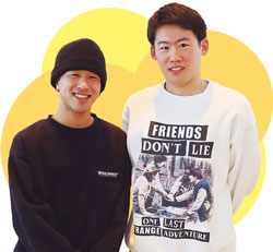 番井悠河さん　齋藤大雅さん