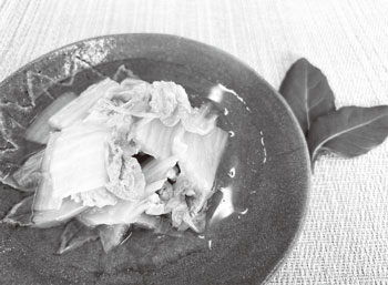 豚肉と白菜のレンチン重ね蒸し