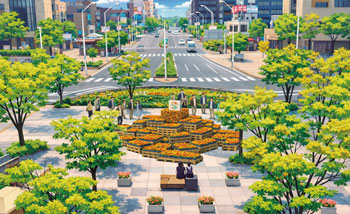 新潟駅南口広場イメージ