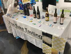 日本酒試飲イベントの様子　