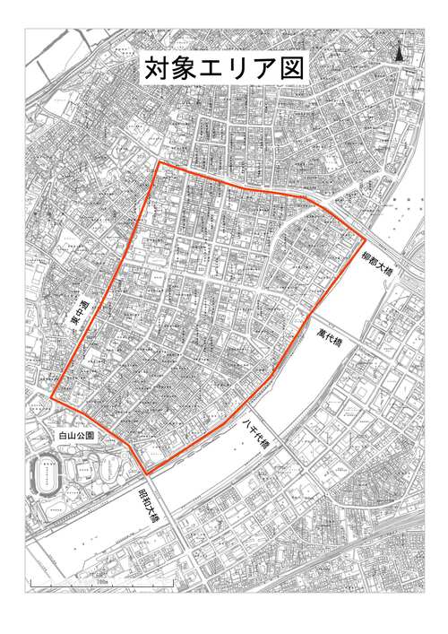 対象エリア図です。