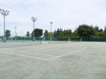 濁川運動広場テニスコートの外観写真