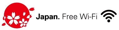 Japan.Free Wi-Fiロゴマークの画像