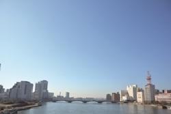 萬代橋と信濃川の写真