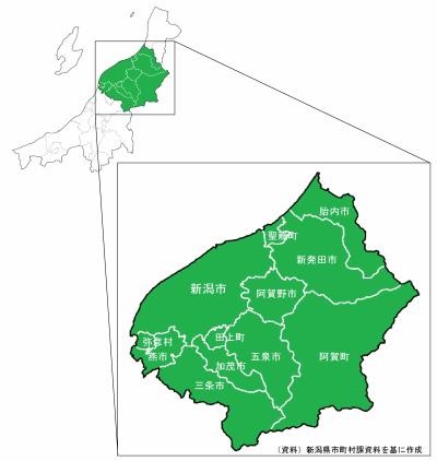 新潟広域都市圏地図